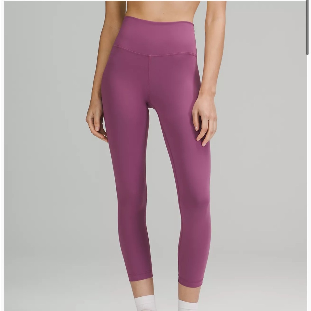 Lululemon Wunder Train 23” Vintage Plum Legging